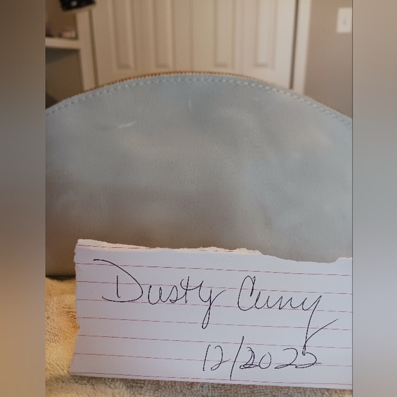 Portland Leather Total ECLIPSE MAKEUP BAG.  RARE COLOR BULUGA. BNNU. - Picture 2 of 5